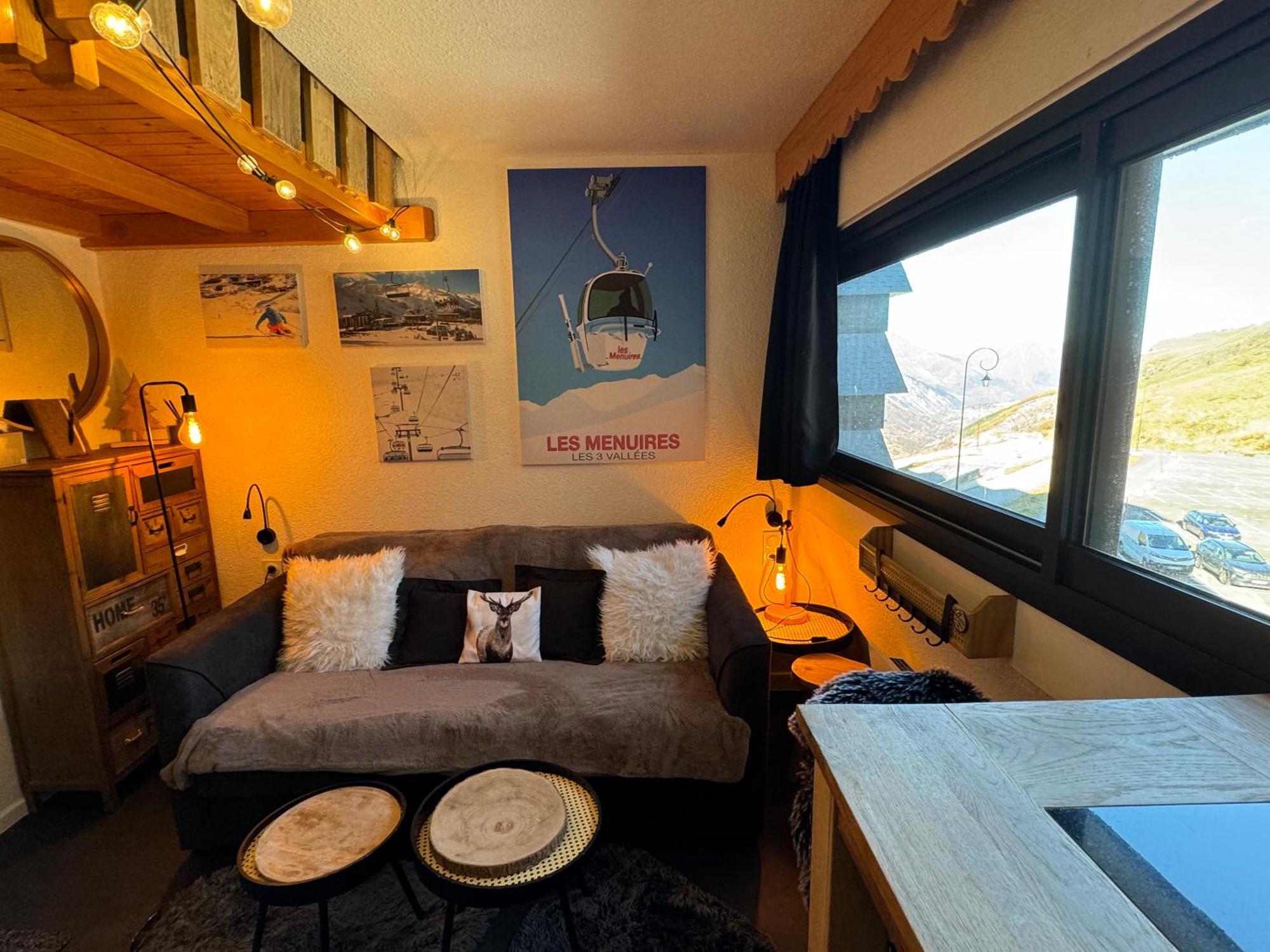 Les Menuires Centre! Chaleureux Studio Sur Les Pistes! Saint-Martin-de-Belleville Esterno foto